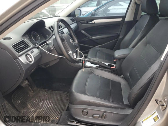 2013 Volkswagen Passat SE with VIN 1VWBH7A37DC001182, listed as a Copart auction lot 45026685 with 116,967 mi miles and Salvage Title. Bid and sale history available at carsss.com. Image 7.