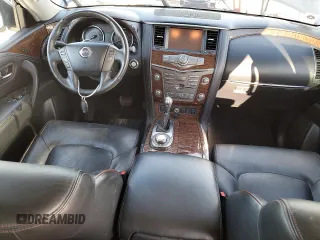 2017 Nissan Armada SL with VIN JN8AY2NC6H9511168, listed as a Copart auction lot 73831634 with Not Provided miles and Salvage Title. Bid and sale history available at carsss.com. Image 8.