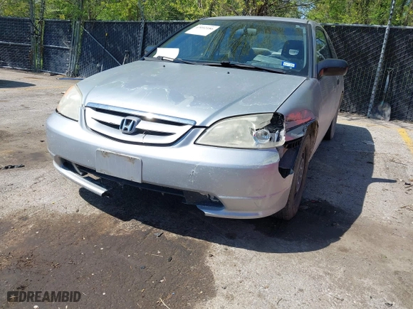 2001 Honda Civic LX with VIN 1HGEM22561L123530, listed as a IAAI auction lot 42092186 with 190,321 mi miles. Bid and sale history available at carsss.com. Image 6.