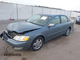 2003 Toyota Avalon XL with VIN 4T1BF28B43U314526, listed as a IAAI auction lot 41887173 with 224,547 mi miles and . Bid and sale history available at carsss.com. Image 2.