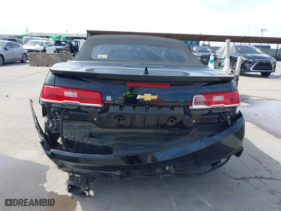 2015 Chevrolet Camaro LT with VIN 2G1FD3D39F9186469, listed as a IAAI auction lot 41661245 with 93,705 mi miles. Bid and sale history available at carsss.com. Image 17.