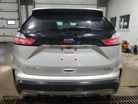 2019 Ford Edge Titanium with VIN 2FMPK4K92KBC17736, listed as a Copart auction lot 52619465 with 53,436 mi miles and Salvage Title. Bid and sale history available at carsss.com. Image 6.