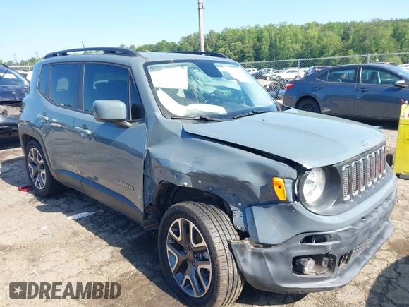 2017 Jeep Renegade Altitude with VIN ZACCJABB3HPF87749, listed as a IAAI auction lot 42423314 with 88,571 mi miles and . Bid and sale history available at DreamBid. Image 13.