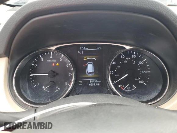 2016 Nissan Rogue SV with VIN 5N1AT2MT7GC844620, listed as a Copart auction lot 48819295 with 88,431 mi miles and Salvage Title. Bid and sale history available at carsss.com. Image 9.