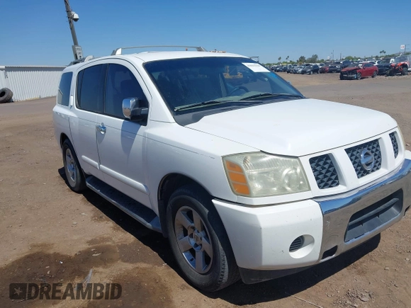 2004 Nissan Armada SE z VIN 5N1AA08A24N727501, wystawiony jako IAAI lot #42032228 z przebiegiem 232 245 mil mil oraz . Historia ofert i sprzedaży dostępna na DreamBid. Obrazek 1.