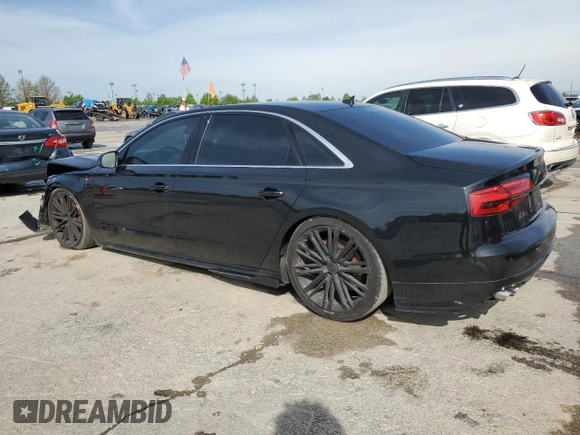 2017 Audi A8 with VIN WAU44AFD3HN015464, listed as a Copart auction lot 55099805 with 125,067 mi miles and Clean title. Bid and sale history available at DreamBid. Image 2.
