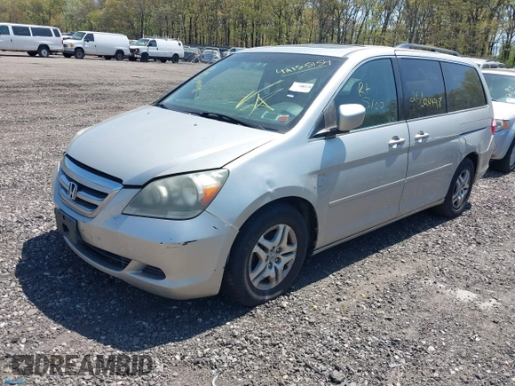 2005 Honda Odyssey EX-L with VIN 5FNRL38695B425315, listed as a IAAI auction lot 42175154 with Not provided miles and . Bid and sale history available at DreamBid. Image 2.