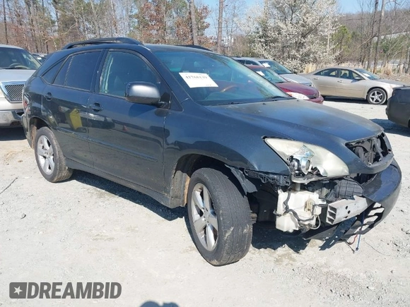 2007 Lexus RX 350 with VIN JTJGK31U970008164, listed as a IAAI auction lot 41768139 with 333,215 mi miles and . Bid and sale history available at carsss.com. Image 1.