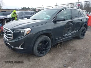 2018 GMC Terrain SLT with VIN 3GKALVEVXJL411301, listed as a IAAI auction lot 42071350 with 87,723 mi miles and . Bid and sale history available at DreamBid. Image 2.