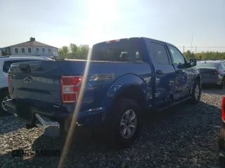 2018 Ford F-150 XL with VIN 1FTEW1EG2JFD55122, listed as a Copart auction lot 56501955 with 91,649 mi miles and Salvage title. Bid and sale history available at DreamBid. Image 3.