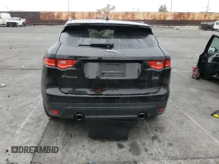 2018 Jaguar F-PACE 30t Premium with VIN SADCJ2GX9JA296399, listed as a Copart auction lot 86770484 with 0 mi miles and Salvage Title. Bid and sale history available at carsss.com. Image 6.