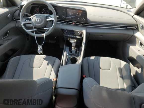 2023 Hyundai Elantra SEL with VIN KMHLM4AGXPU613794, listed as a Copart auction lot 56339415 with 16,349 mi miles and Salvage title. Bid and sale history available at DreamBid. Image 8.