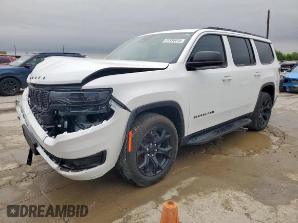2024 Jeep Wagoneer Series II with VIN 1C4SJVBP8RS133555, listed as a Copart auction lot 51334415 with 8,030 mi miles and Salvage title. Bid and sale history available at DreamBid. Image 1.