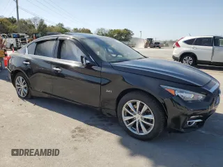 2017 Infiniti Q50 2.0t Sport with VIN JN1CV7AR2HM680804, listed as a Copart auction lot 75356934 with 117,524 mi miles and Salvage Title. Bid and sale history available at carsss.com. Image 4.