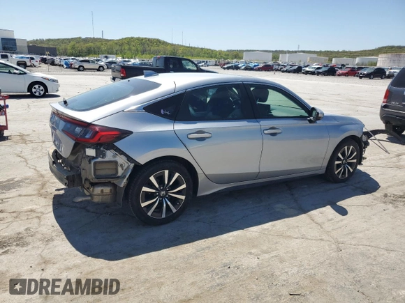2022 Honda Civic EX-L z VIN 19XFL1H75NE001278, wystawiony jako Copart lot #52611975 z przebiegiem 58 706 mil mil oraz Szkoda całkowita • Salvage title. Historia ofert i sprzedaży dostępna na DreamBid. Obrazek 3.