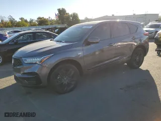 2021 Acura RDX w/A-Spec Package with VIN 5J8TC1H6XML018787, listed as a Copart auction lot 76702624 with 0 mi miles and Clean Title. Bid and sale history available at carsss.com. Image 1.