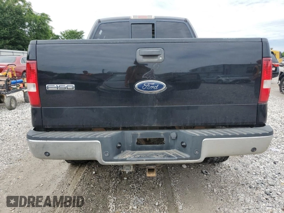 2004 Ford F-150 XLT with VIN 1FTPW14574KB96621, listed as a Copart auction lot 61137655 with 220,659 mi miles and Salvage title. Bid and sale history available at DreamBid. Image 6.