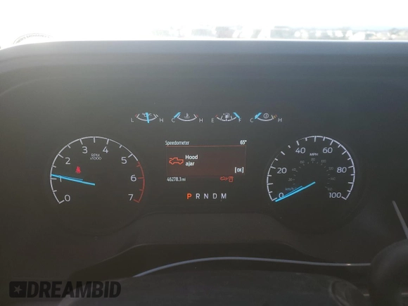 2023 Ford F-250 XL with VIN 1FT8W2BNXPED38850, listed as a Copart auction lot 46600915 with 46,278 mi miles and Salvage title. Bid and sale history available at DreamBid. Image 9.