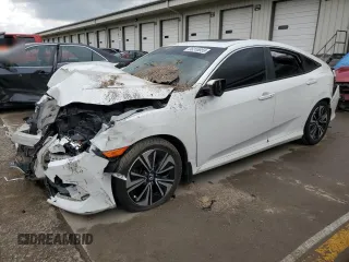 2018 Honda Civic EX-L z VIN JHMFC1F73JX031293, wystawiony jako Copart lot #56316955 z przebiegiem 157 118 mil mil oraz Szkoda całkowita • Salvage title. Historia ofert i sprzedaży dostępna na DreamBid. Obrazek 1.