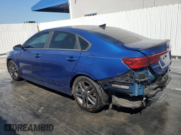 2020 Kia Forte GT-Line with VIN 3KPF34AD7LE160673, listed as a Copart auction lot 46910985 with 61,942 mi miles and Clean Title. Bid and sale history available at carsss.com. Image 2.