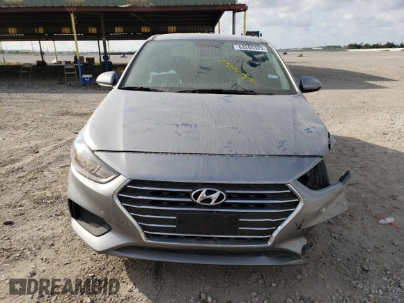 2022 Hyundai Accent SEL with VIN 3KPC24A61NE182923, listed as a Copart auction lot 63205323 with 8,312 mi miles. Bid and sale history available at carsss.com. Image 5.