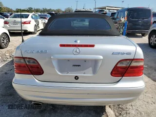 2003 Mercedes-Benz CLK-Class 4.3L with VIN WDBLK70G23T143823, listed as a Copart auction lot 75364334 with 0 mi miles and Non Repairable. Bid and sale history available at carsss.com. Image 6.