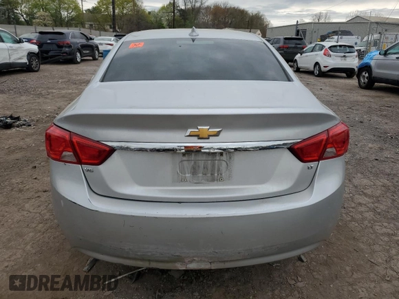 2016 Chevrolet Impala LT with VIN 2G1115S37G9124457, listed as a Copart auction lot 53781545 with 163,938 mi miles and Salvage Title. Bid and sale history available at DreamBid. Image 6.
