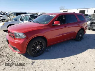 2015 Dodge Durango R/T with VIN 1C4SDJCTXFC236557, listed as a Copart auction lot 41678894 with 109,923 mi miles and Salvage Title. Bid and sale history available at carsss.com. Image 1.