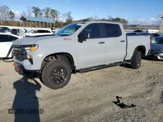 2024 Chevrolet Silverado 1500 Custom Trail Boss with VIN 3GCUDCED4RG140550, listed as a Copart auction lot 81046584 with 5,425 mi miles and Salvage Title. Bid and sale history available at carsss.com. Image 1.