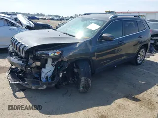 2014 Jeep Cherokee Limited with VIN 1C4PJLDS4EW283855, listed as a IAAI auction lot 41840848 with 143,686 mi miles. Bid and sale history available at carsss.com. Image 16.