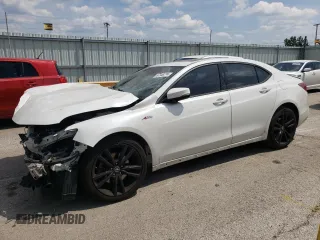 2018 Acura TLX w/A-SPEC Pkg with VIN 19UUB2F63JA003507, listed as a Copart auction lot 67358274 with 0 mi miles and Salvage Title. Bid and sale history available at carsss.com. Image 1.