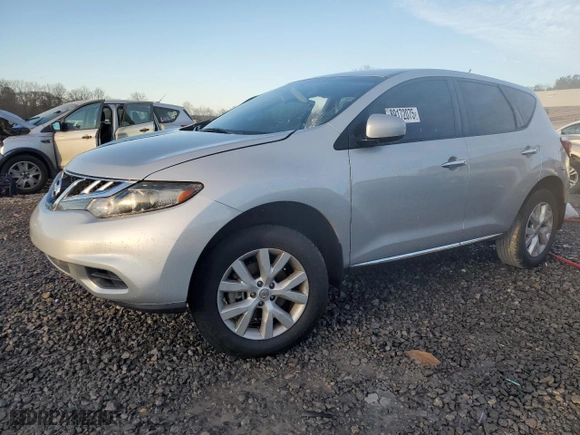 2014 Nissan Murano S with VIN JN8AZ1MU1EW402423, listed as a Copart auction lot 89172075 with 122,621 mi miles and Salvage Title. Bid and sale history available at carsss.com. Image 1.