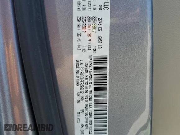 2014 Dodge Grand Caravan SXT with VIN 2C4RDGCG7ER226112, listed as a Copart auction lot 53861155 with Not Provided miles and Clean Title. Bid and sale history available at DreamBid. Image 13.