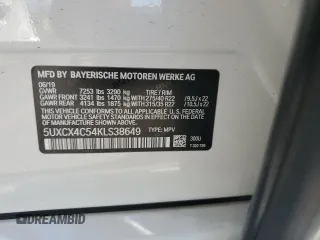 2019 BMW X7 xDrive50i z VIN 5UXCX4C54KLS38649, wystawiony jako Copart lot #46897795 z przebiegiem 60 904 mil mil oraz Szkoda całkowita • Salvage title. Historia ofert i sprzedaży dostępna na DreamBid. Obrazek 13.