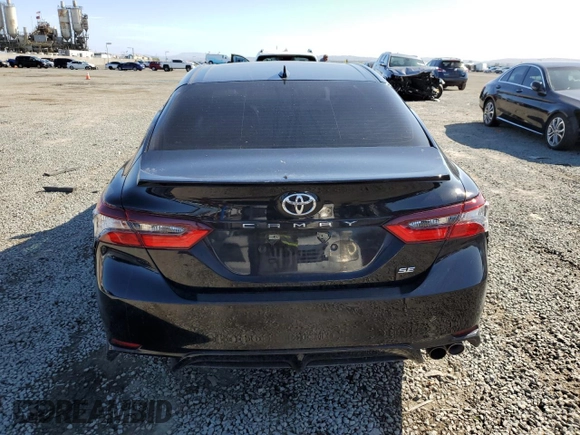 2023 Toyota Camry SE with VIN 4T1G11AK3PU827426, listed as a Copart auction lot 49271595 with 76,408 mi miles and Salvage Title. Bid and sale history available at DreamBid. Image 6.