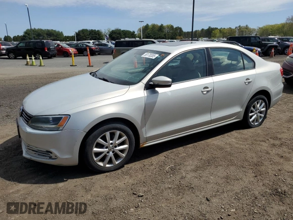 2011 Volkswagen Jetta SE z VIN 3VWDZ7AJ4BM316537, wystawiony jako Copart lot #55170355 z przebiegiem 185 265 mil mil oraz Czysty tytuł • Clean title. Historia ofert i sprzedaży dostępna na DreamBid. Obrazek 1.