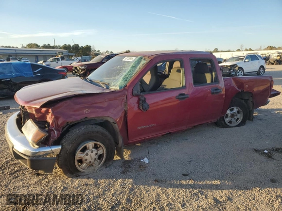 2004 GMC Canyon 1SB SLE Z85 with VIN 1GTCS136648195039, listed as a Copart auction lot 88135905 with 343,507 mi miles and Salvage Title. Bid and sale history available at carsss.com. Image 1.