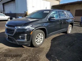2023 Chevrolet Traverse LS with VIN 1GNEVFKW4PJ290802, listed as a Copart auction lot 42650335 with 42,111 mi miles and Clean Title. Bid and sale history available at carsss.com. Image 1.