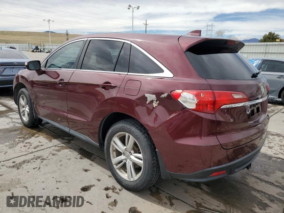 2013 Acura RDX with VIN 5J8TB4H34DL009576, listed as a Copart auction lot 50074895 with 150,589 mi miles and Salvage Title. Bid and sale history available at carsss.com. Image 2.