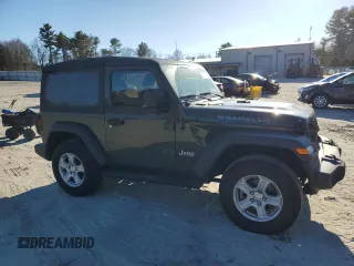 2021 Jeep Wrangler 80th Anniversary with VIN 1C4HJXAG7MW572013, listed as a Copart auction lot 48719175 with 72,133 mi miles and Salvage title. Bid and sale history available at DreamBid. Image 4.