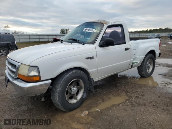 2000 Ford Ranger XL with VIN 1FTYR10V7YPC00743, listed as a Copart auction lot 88146935 with 198,410 mi miles and Salvage Title. Bid and sale history available at carsss.com. Image 1.