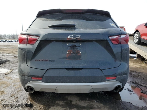 2020 Chevrolet Blazer LT with VIN 3GNKBHRS4LS623633, listed as a Copart auction lot 46491765 with 0 mi miles and Salvage Title. Bid and sale history available at carsss.com. Image 6.