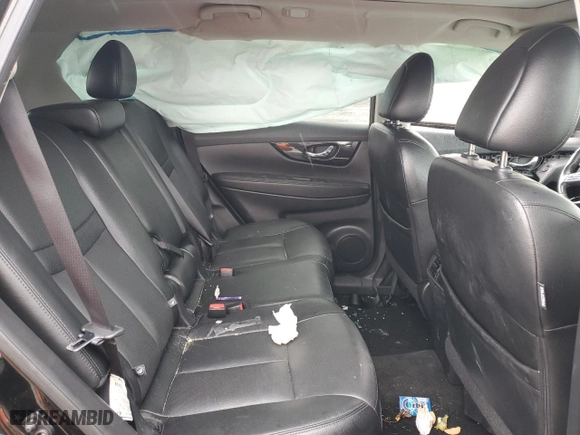 2017 Nissan Rogue SV with VIN 5N1AT2MV8HC805912, listed as a Copart auction lot 47167045 with 0 mi miles and Salvage Title. Bid and sale history available at carsss.com. Image 11.