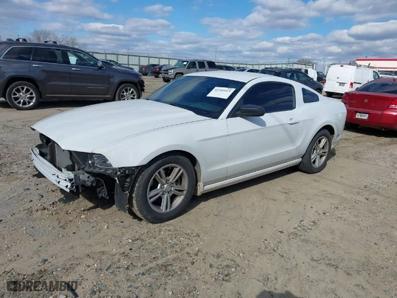 2014 Ford Mustang V6 with VIN 1ZVBP8AM8E5326253, listed as a IAAI auction lot 41399915 with 107,385 mi miles. Bid and sale history available at carsss.com. Image 2.