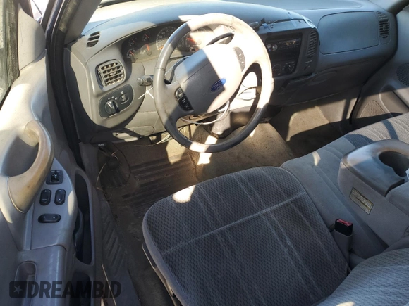 1997 Ford F-150 with VIN 1FTDF1723VKC60059, listed as a Copart auction lot 44512855 with 133,818 mi miles and Non repairable. Bid and sale history available at DreamBid. Image 8.