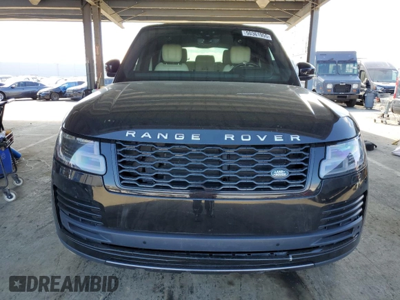 2019 Land Rover Range Rover HSE with VIN SALGS2SV7KA543459, listed as a Copart auction lot 50361955 with 54,538 mi miles and Salvage Title. Bid and sale history available at DreamBid. Image 5.