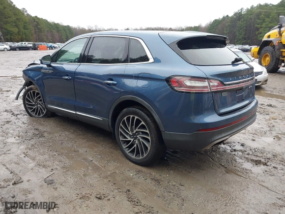 2019 Lincoln Nautilus Reserve with VIN 2LMPJ8LP9KBL14914, listed as a IAAI auction lot 41561348 with 8,887 mi miles. Bid and sale history available at carsss.com. Image 3.