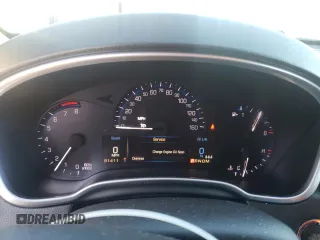 2016 Cadillac SRX Premium Collection with VIN 3GYFNDE39GS566659, listed as a Copart auction lot 87093314 with 91,411 mi miles and Salvage title. Bid and sale history available at DreamBid. Image 9.