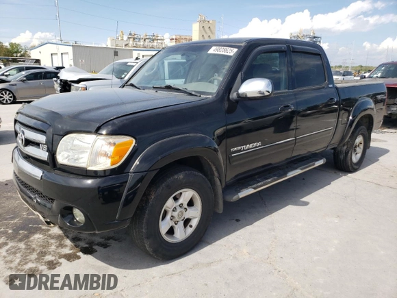 2006 Toyota Tundra SR5 with VIN 5TBET34106S509098, listed as a Copart auction lot 54881475 with 265,114 mi miles and Salvage Title. Bid and sale history available at carsss.com. Image 1.
