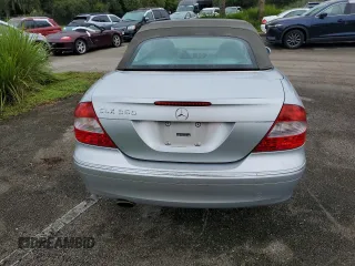 2007 Mercedes-Benz CLK 350 with VIN WDBTK56G87F220761, listed as a Copart auction lot 74673524 with 145,402 mi miles and Salvage Title. Bid and sale history available at DreamBid. Image 6.